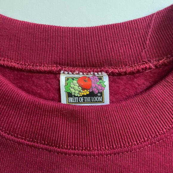 Vintage 90s Nova Scotia Canada Short Eared Owl Nature Crewneck Sweatshirt - Picture 3 of 8